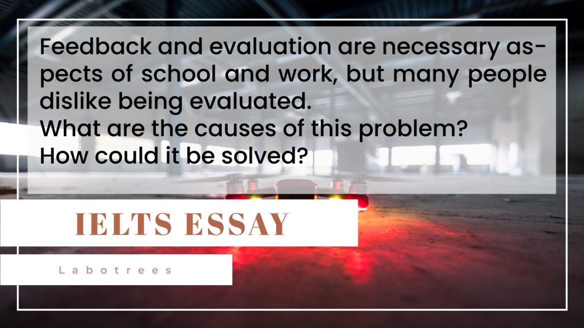Feedback and evaluation are necessary aspects of school and work