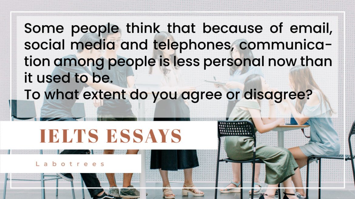 Some people think that because of email