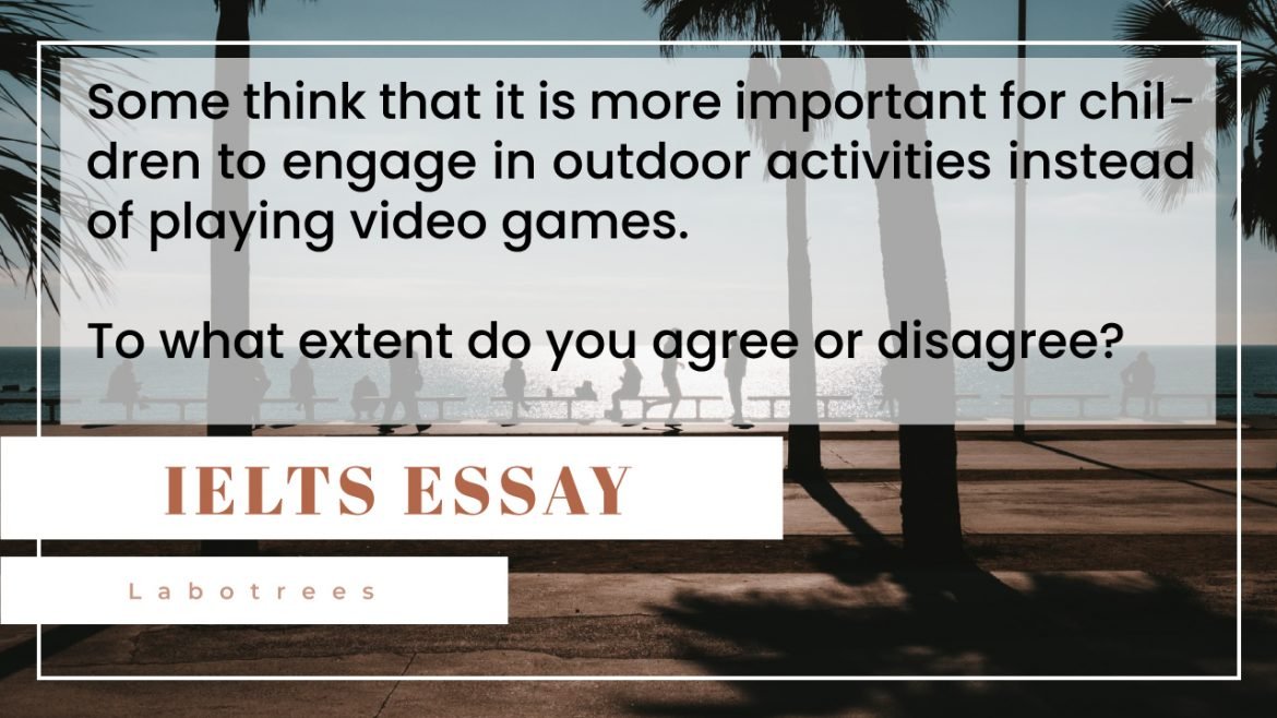 outdoor activities vs video games