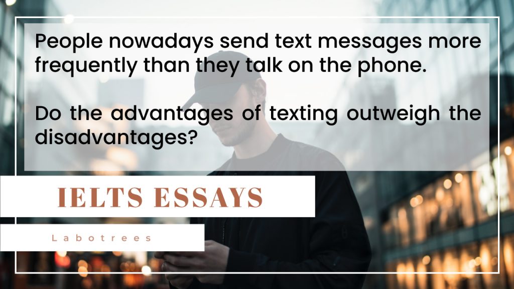 People nowadays send text messages more frequently than they talk on the phone.