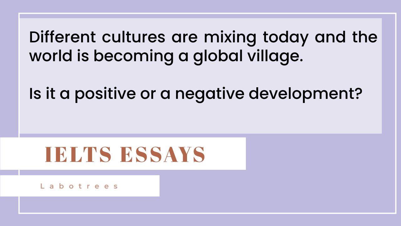 essay on world is becoming a global village