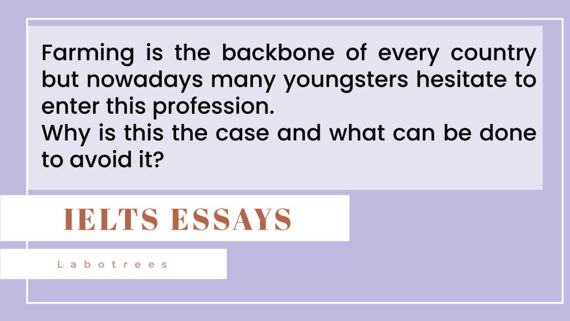Farming is the backbone of every country but nowadays many youngsters hesitate to enter this profession.