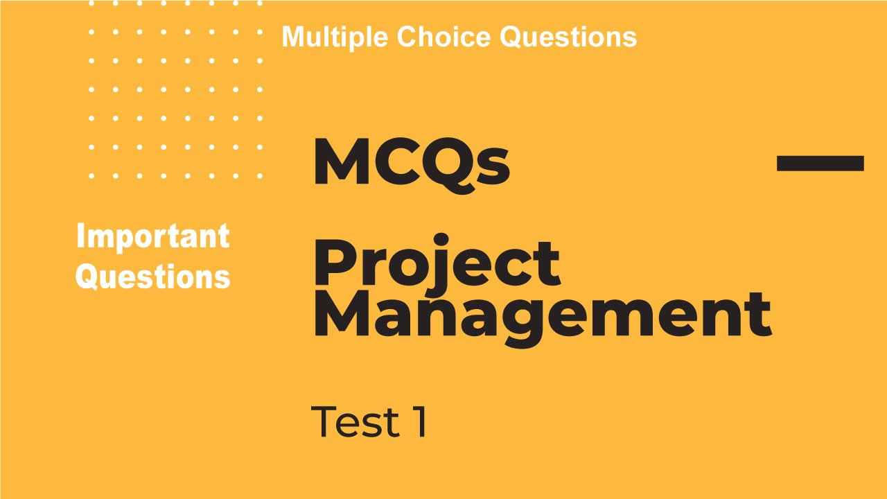 Important Project Management Questions : Schedule Management | MCQs ...