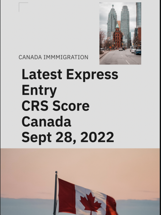 Sept 28, 2022 Express Entry Results